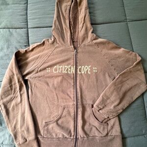 Citizen Cope Fitted Zip-up Hoodie